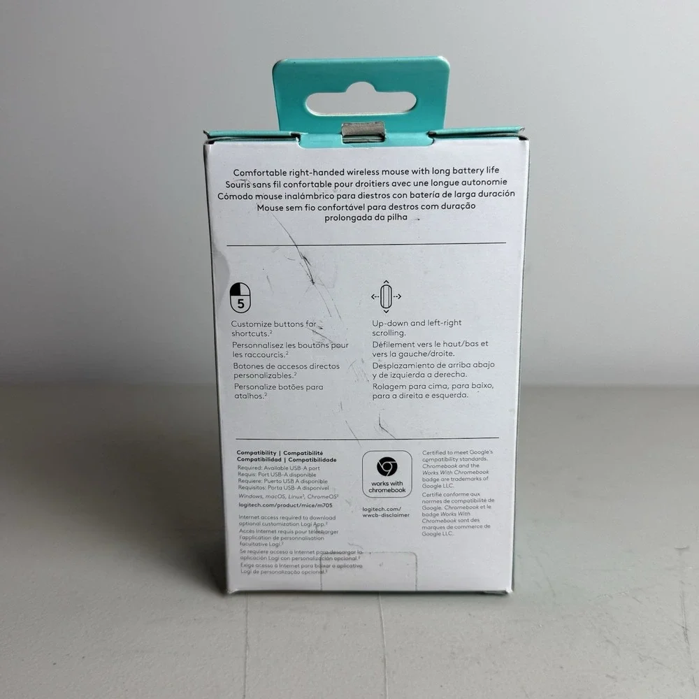 Authentic Logitech Marathon M705 Wireless Mouse (910-001935)